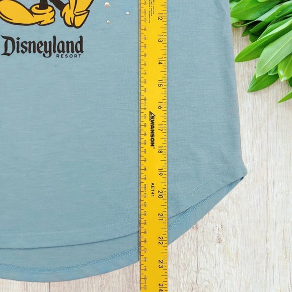 Disney Parks Sleeveless Top Girls Youth Small Blue Mickey Mouse Graphic Print - Picture 9 of 9